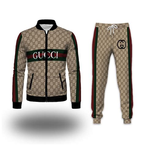 gucci men tracksuits|authentic gucci tracksuit.